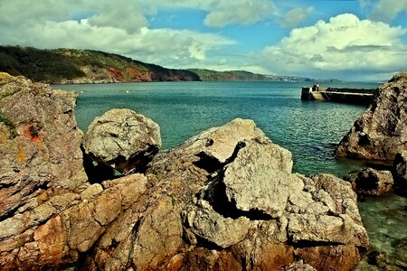 Coast coastal cliff
