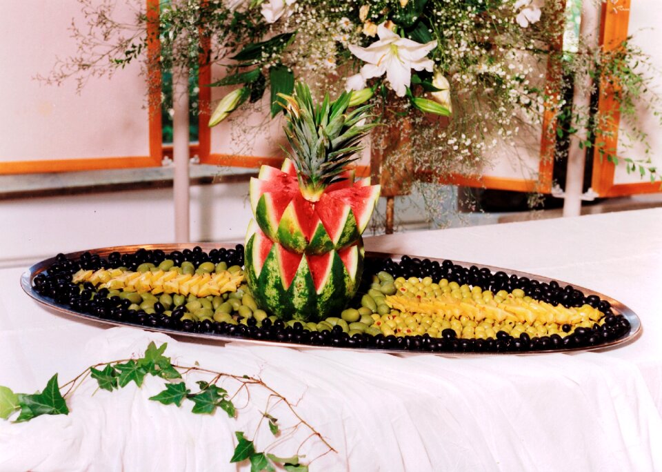 Arranged food appetizing