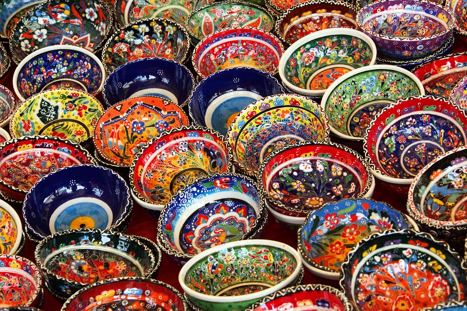 Ceramic color colorful