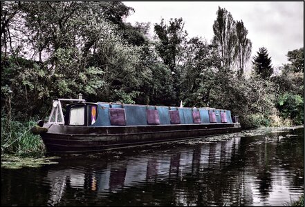 Boat river transportation photo