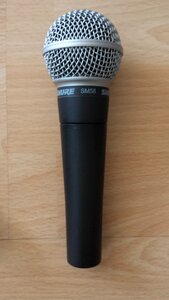 Sound studio brown microphone photo