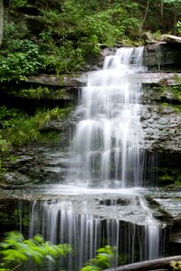 Water stream cascade photo