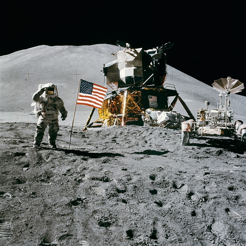 James irwin lunar moon