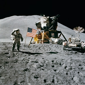 James irwin lunar moon