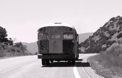 Vintage highway towing vehicle