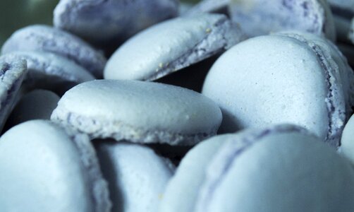 Texture macarons cookie