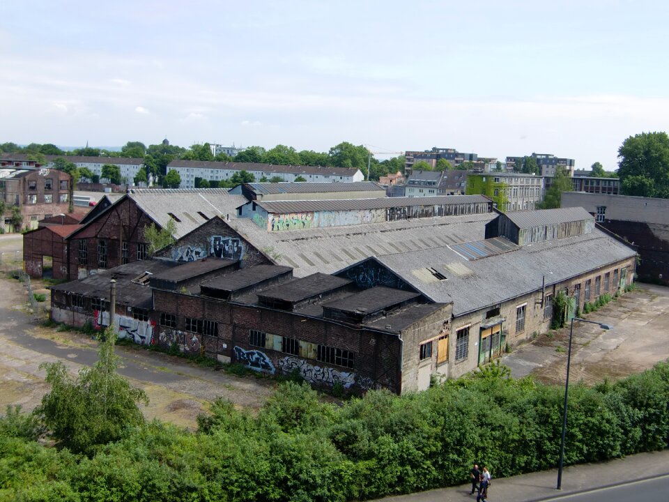 Dilapidated building ruin