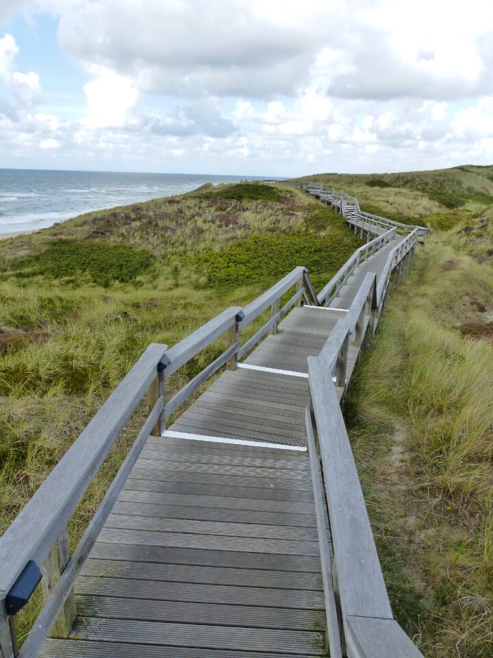 Sylt covered sky landscape