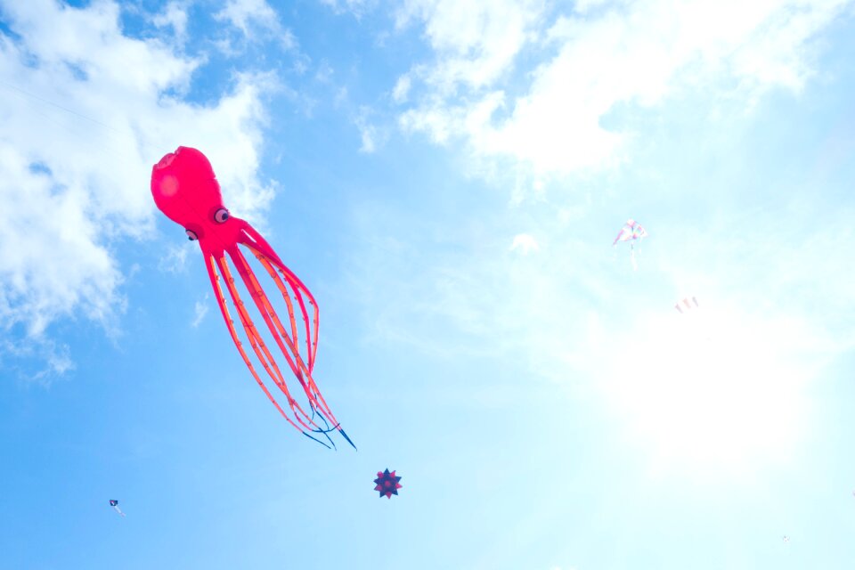 Flying sun paragliding