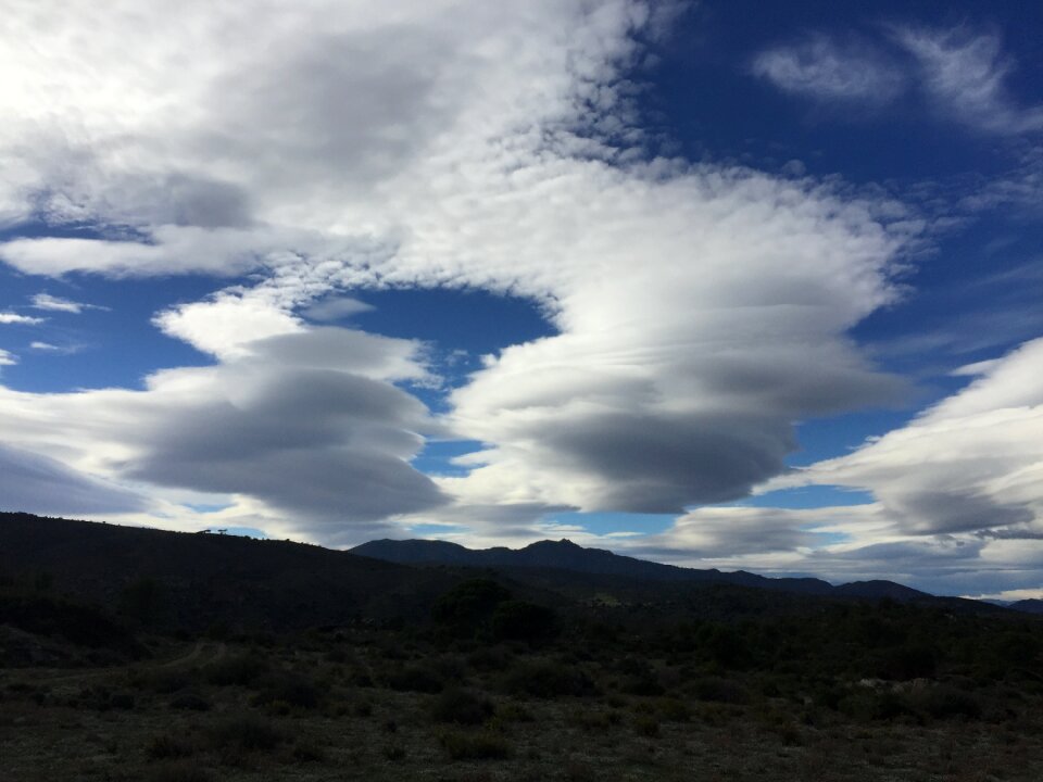 Blue sky nature wind