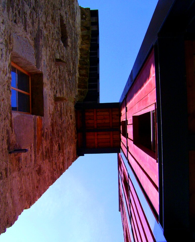 Architecture sky blue
