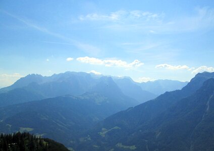 Mountains landscape blue