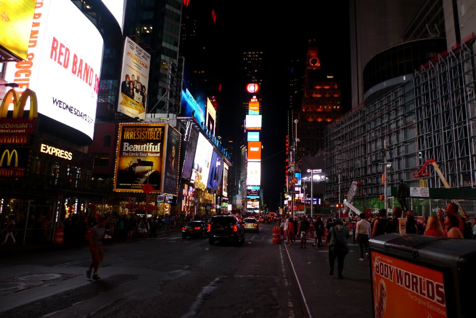 Time square new york broadway