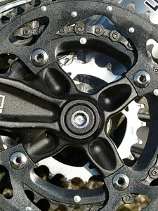 Cycle wreath chainrings