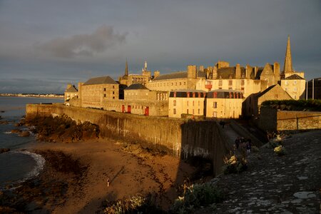 Evening sun coast middle ages