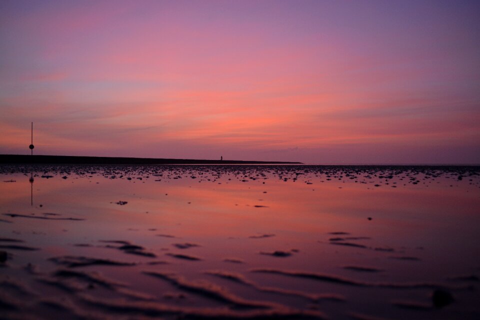 Sea abendstimmung atmospheric