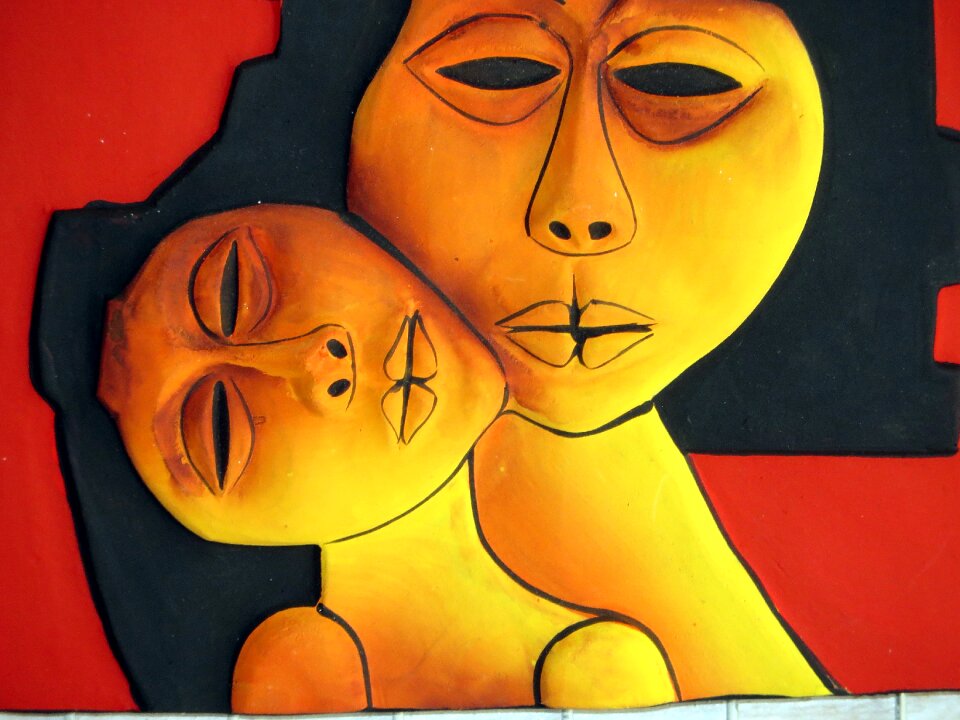 Otavalo table naive painting