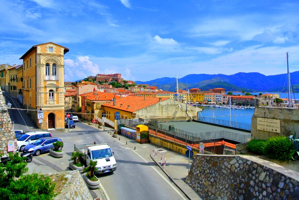 The mediterranean sea italy portoferraio