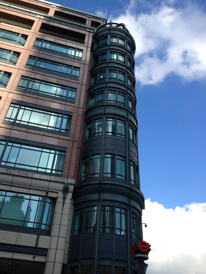 Clouds london city downtown
