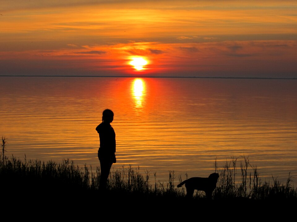 Sunset late summer denmark
