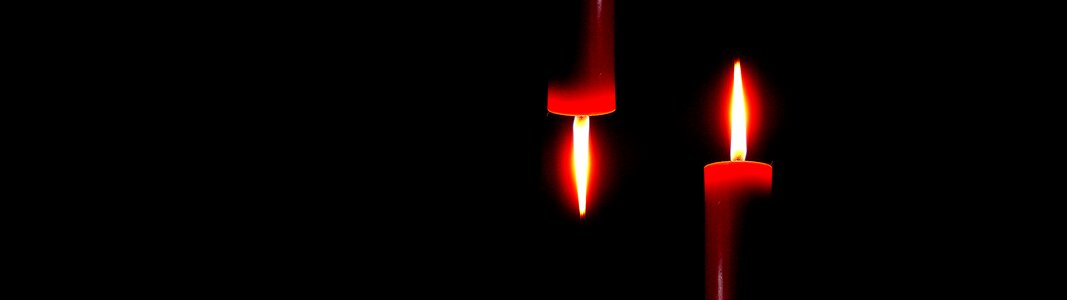 Dim light candles candlelight