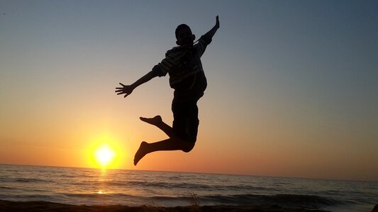 Sunset eventide brazil photo