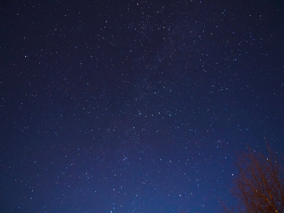 The stars space night