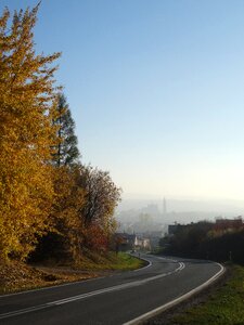 Way the fog autumn