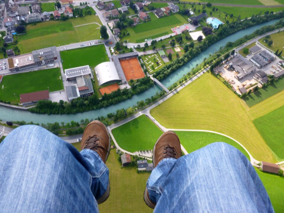 Paragliding tandem flight Free photos