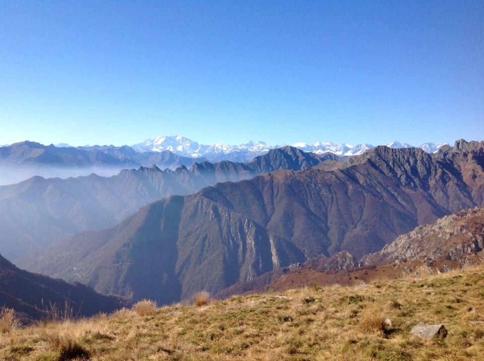 Landscape autumn piancavallo