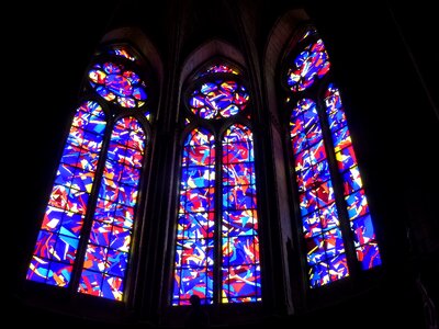Lead glass church stained glass
