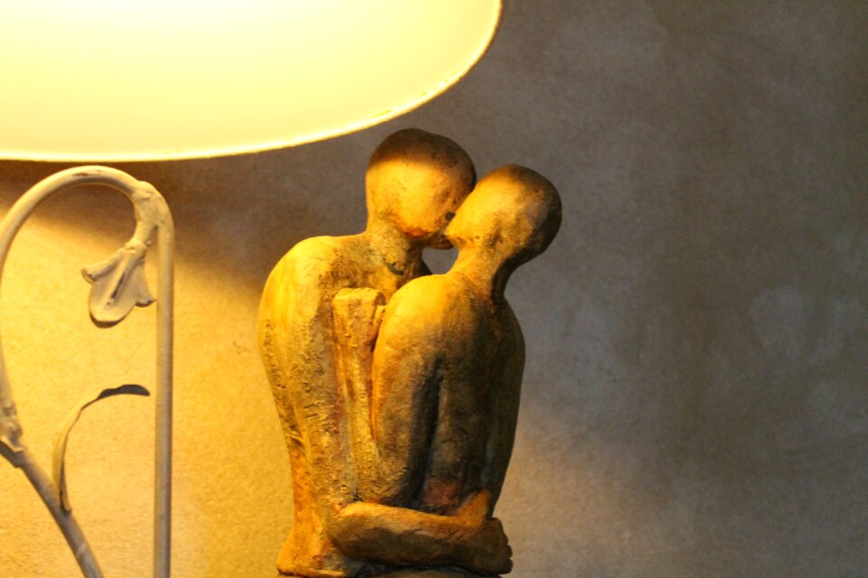 Lamp love in love
