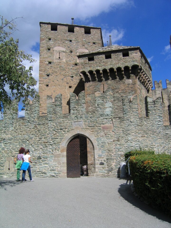 Val d'aosta castles view