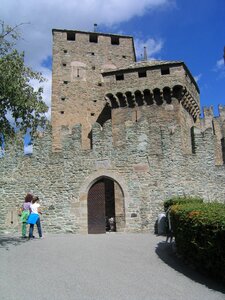 Val d'aosta castles view