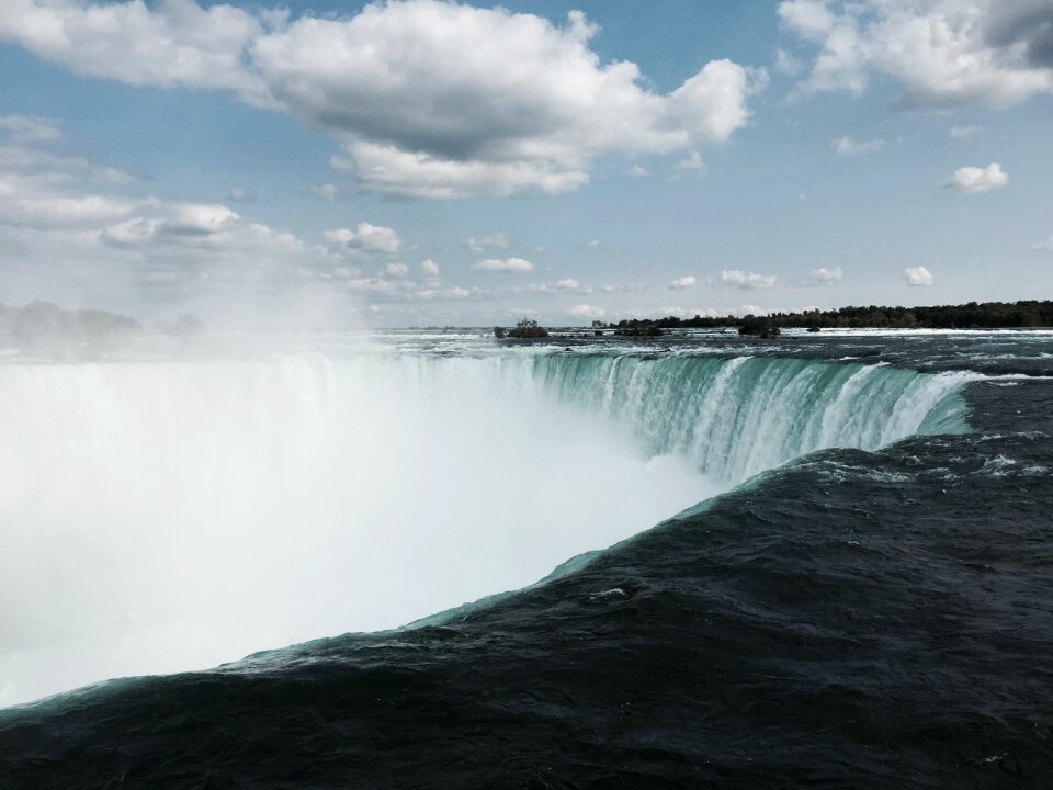 Nature landscape waterfall