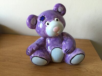 Homemade teddy craft