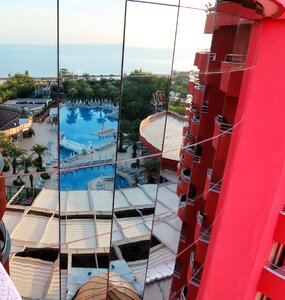 Hotel hotel window pool