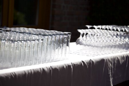 Glasses event gastronomy