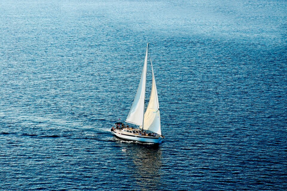 Mediterranean yacht ocean photo