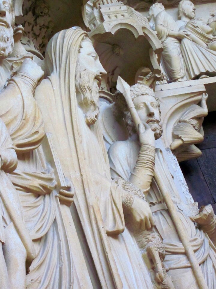 Sculpture medieval cathedral