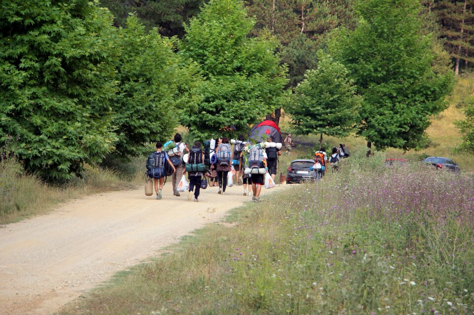 Nature camp adventure