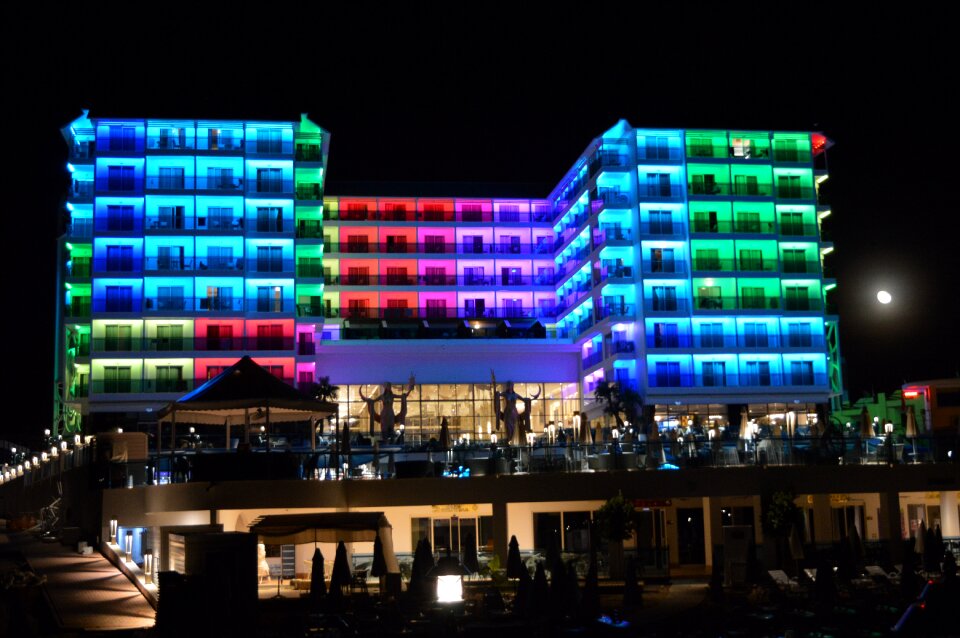 Turkey evening light building