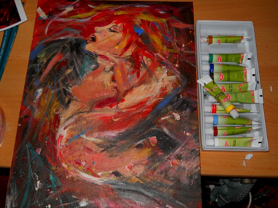 Canvas decoration colorful