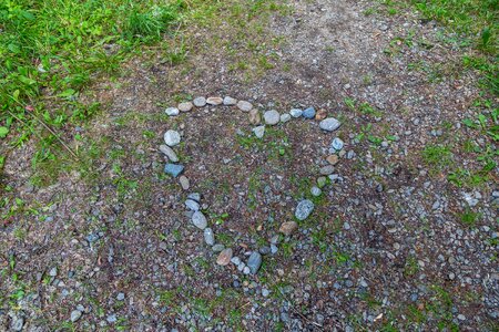 Stones heart art