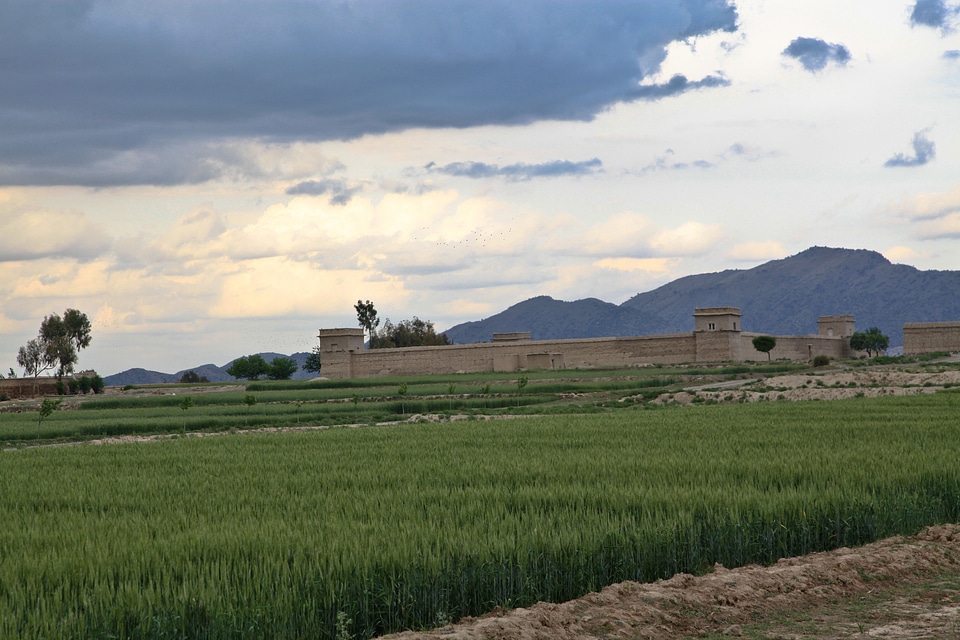 Landscape farmland afghanistan