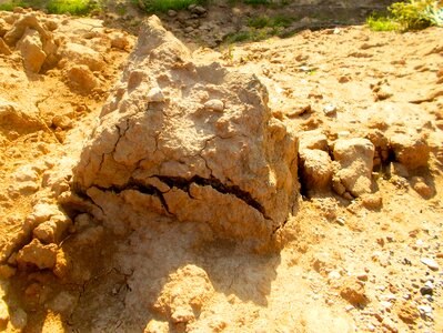Ground shriveled from monster