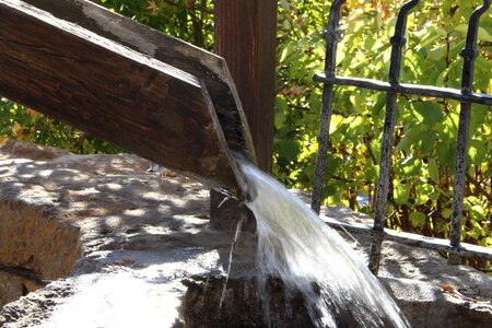 Water feature water well water