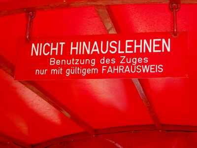 Board red billboard