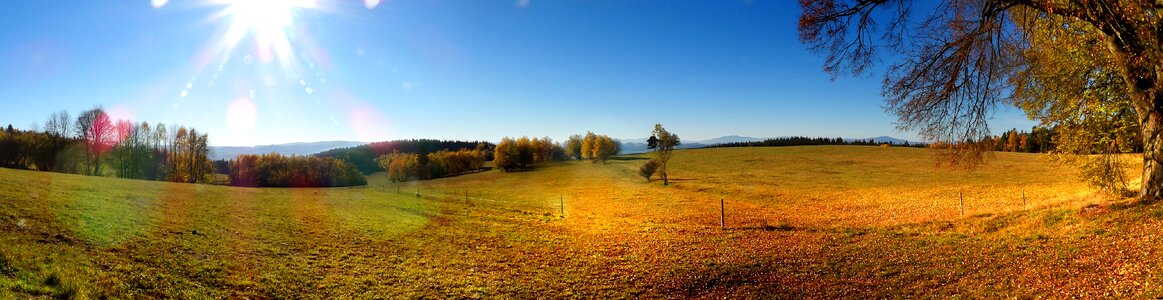 Nature panorama november photo