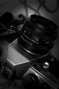 Lens 35mm film analog